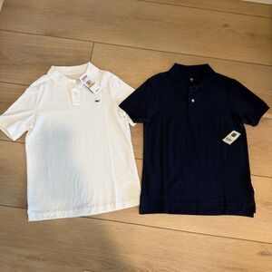NWT lot of 2 boys polo shirts Vineyard Vines GAP Kids S 8-10